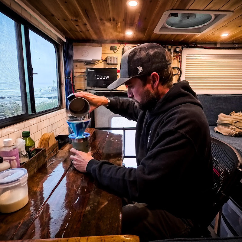 Truck Camper Cooking