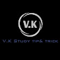 V.K study tip & trick logo