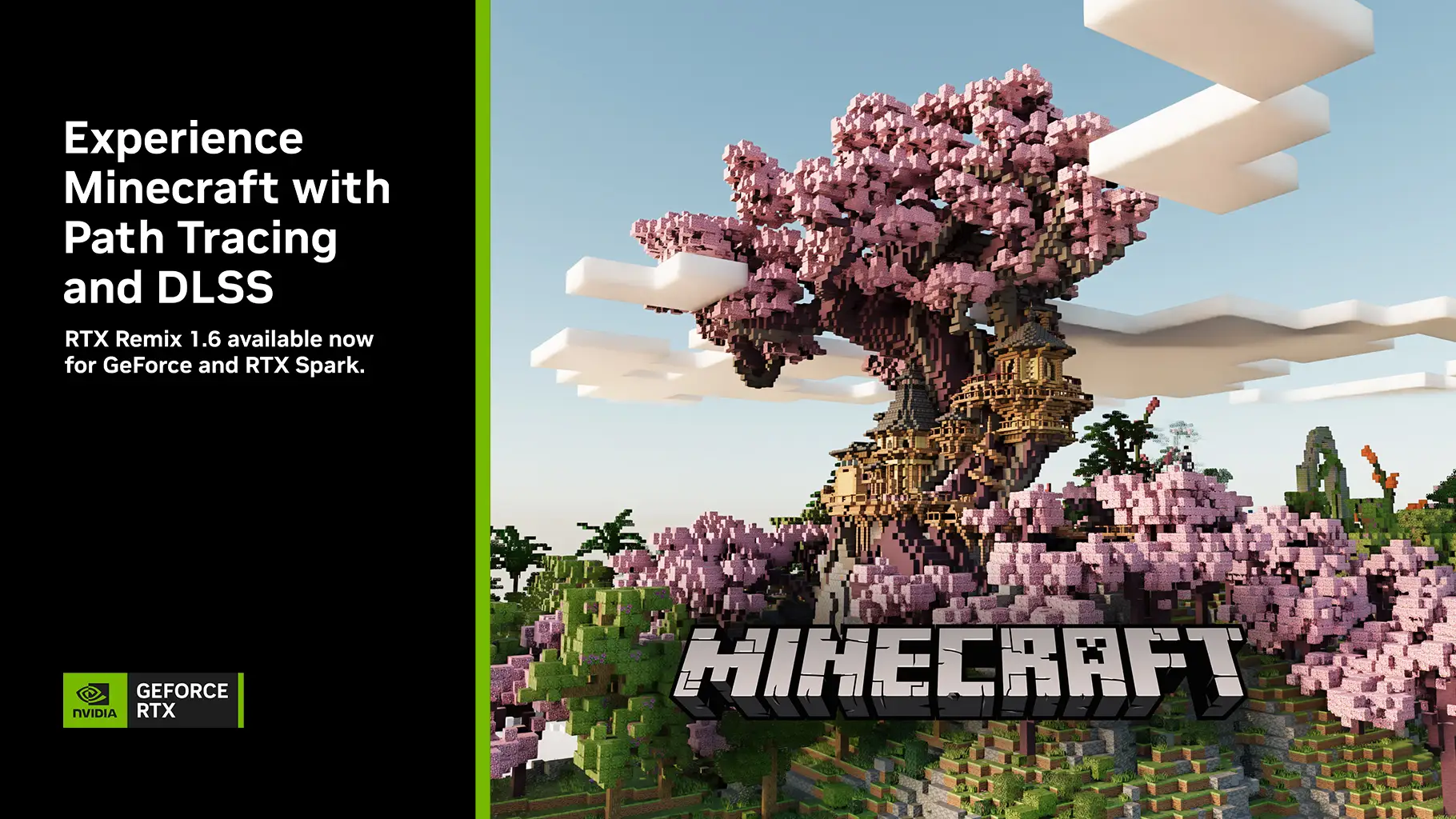 RTX Remix 1.6 porta Path Tracing e DLSS in Minecraft mentre Phantom Blade Zero debutta con DLSS 4.5
