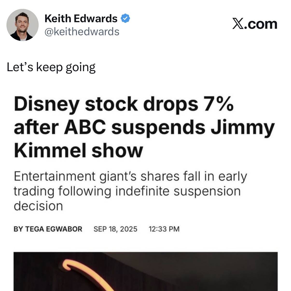 Post from Keith Edwards
