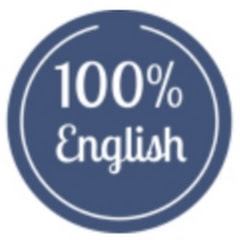 100% English 