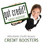 CREDIT BOOSTERS Affordable Credit Repair Services logo
