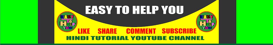 EASY TO HELP YOU Аватар канала YouTube