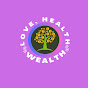 LOVE, HEALTH, & WEALTH logo