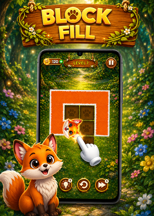 Block Fill Satisfying Puzzle Game — cover art