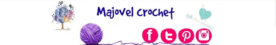 Majovel crochet english YouTube channel avatar