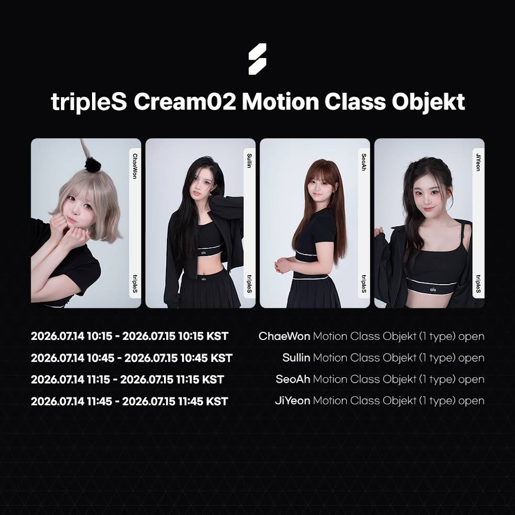 tripleS ∞! VIP限定Objekt オブジェクト Post from tripleS official - YouTube