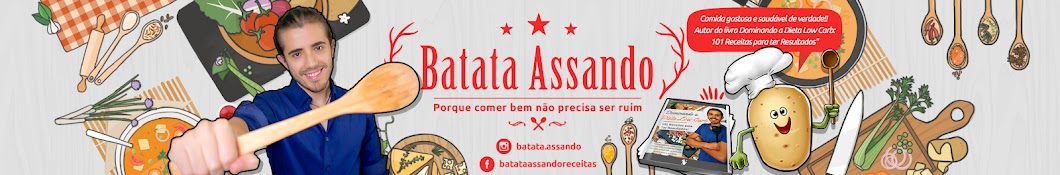 Batata Assando - Dicas e Receitas Low Carb YouTube channel avatar