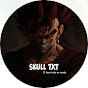 SKULL TxT logo