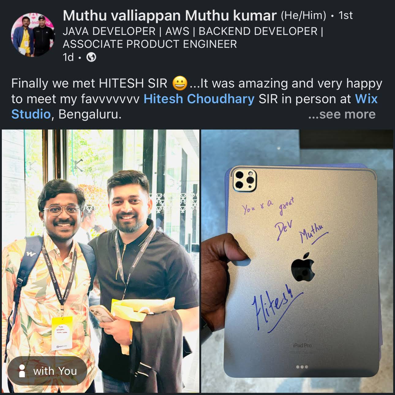 Post from chai aur code