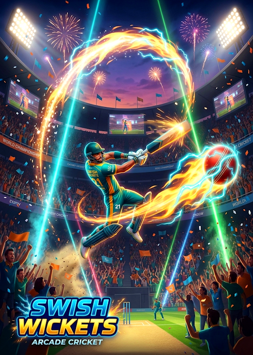 Swish Cricket — cover art