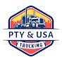 PTY & USA TRUCKING logo