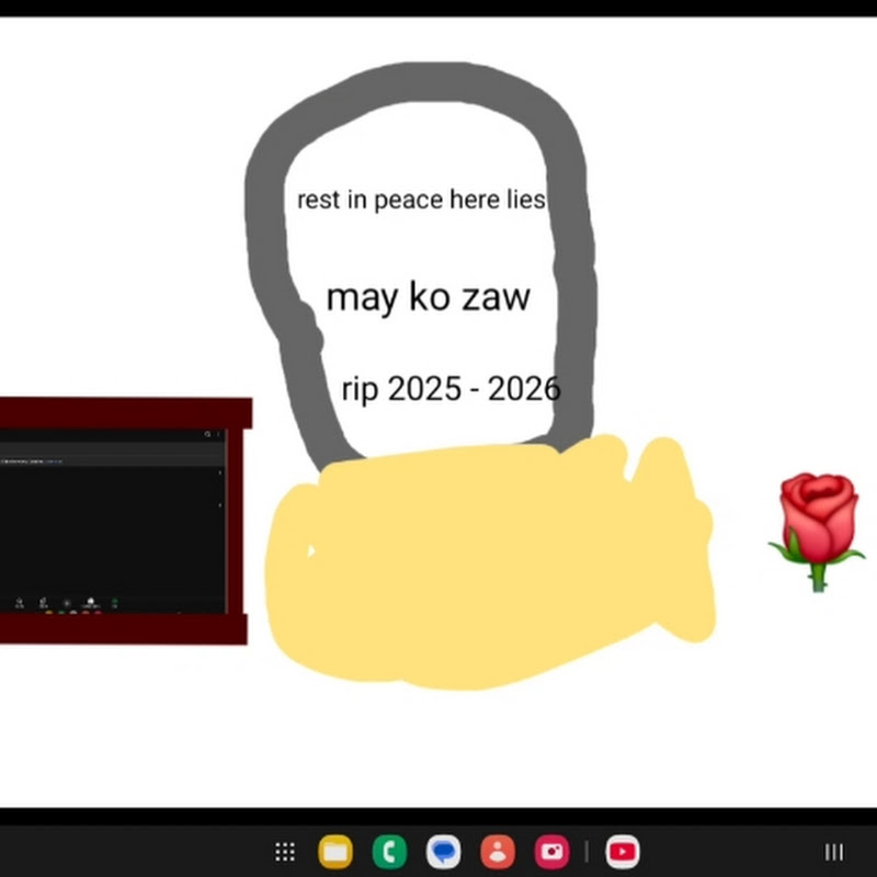 🔵May ko zaw is quit until 700 subs so I retired