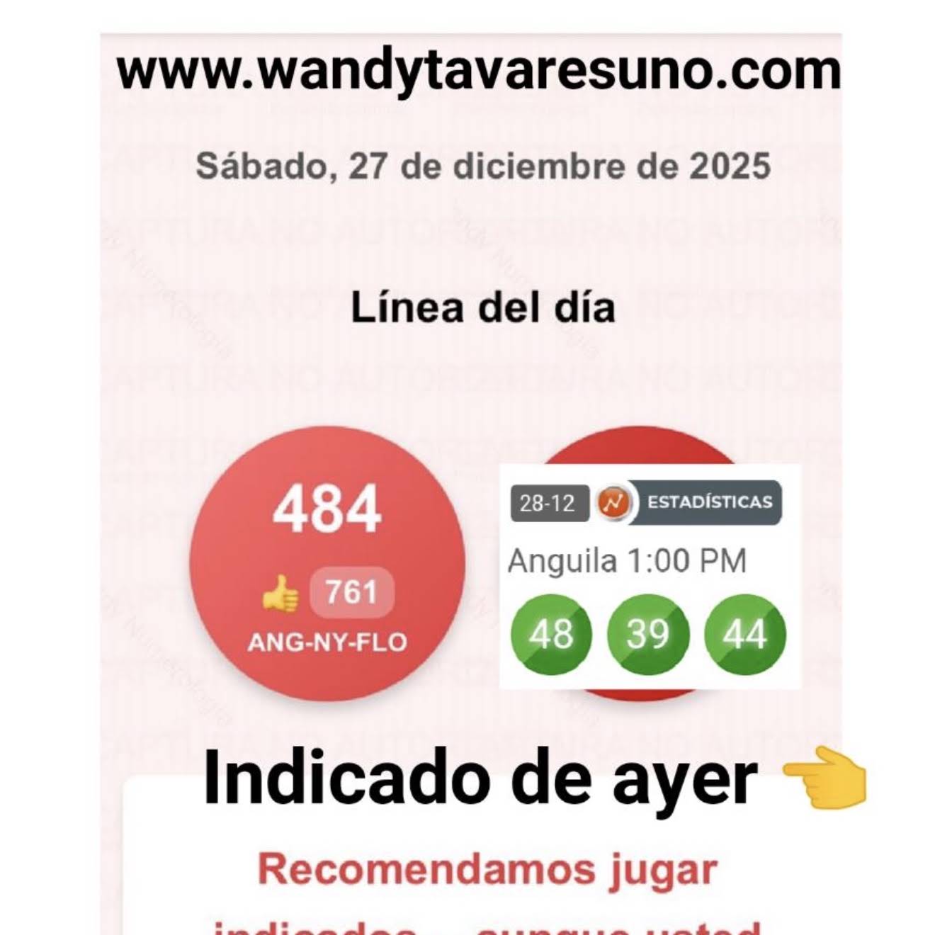 Post from Wandy Tavares III