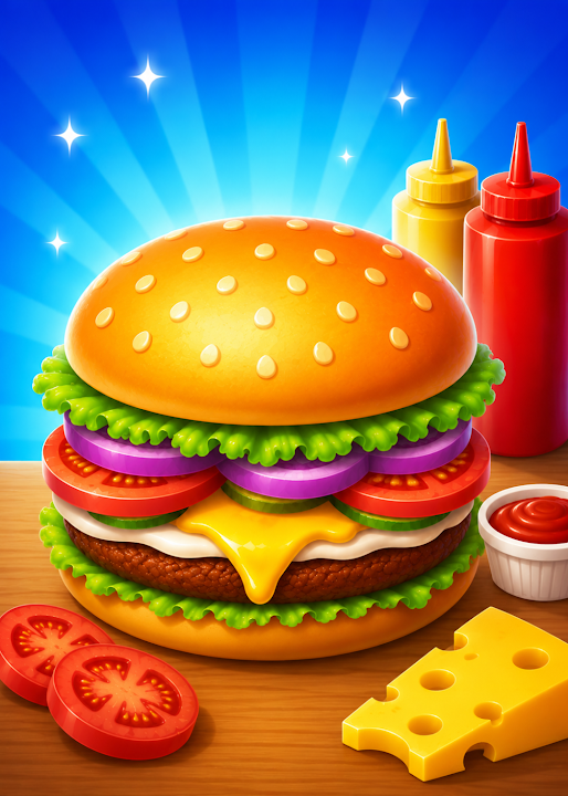 Burger Cafe! — cover art