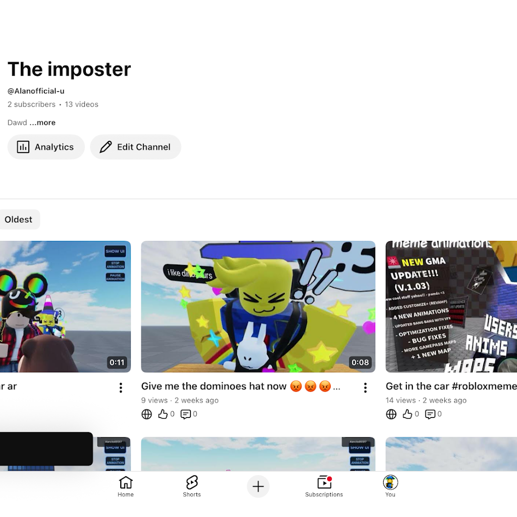 Post from Alan - YouTube