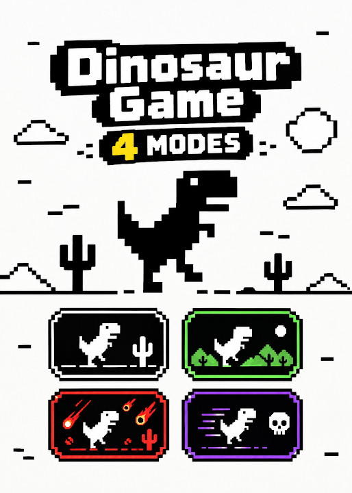 Dinosaur Game 4 Modes — cover art
