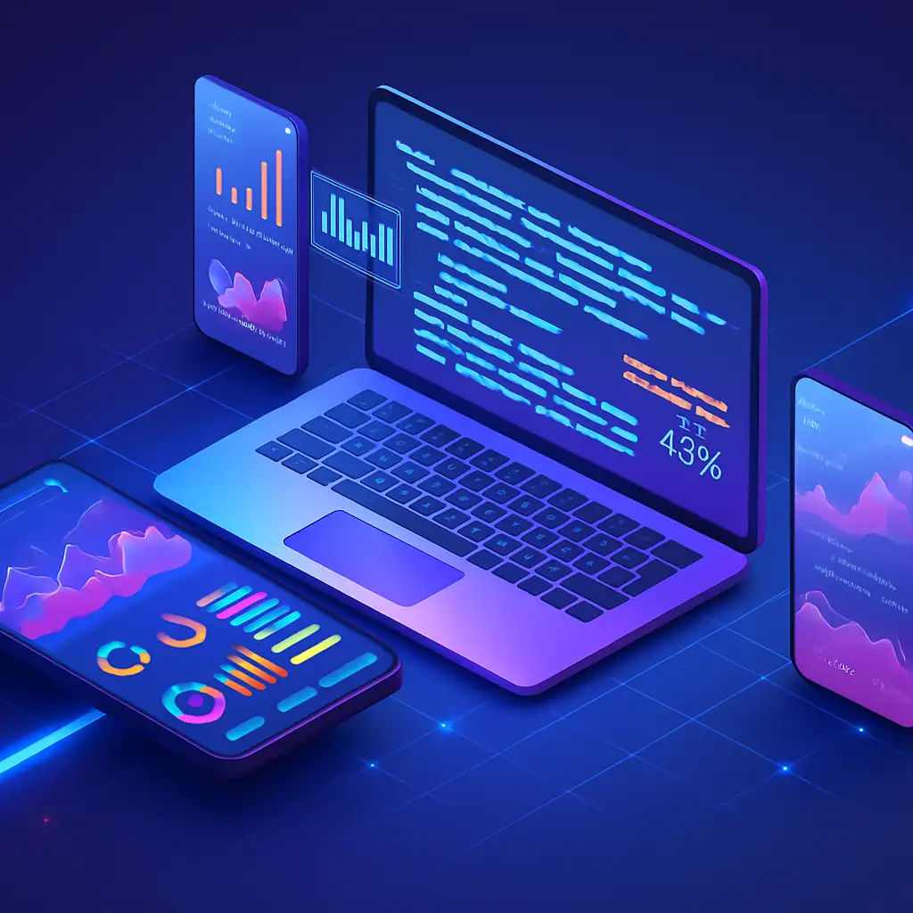 Mobile App Development Illustration