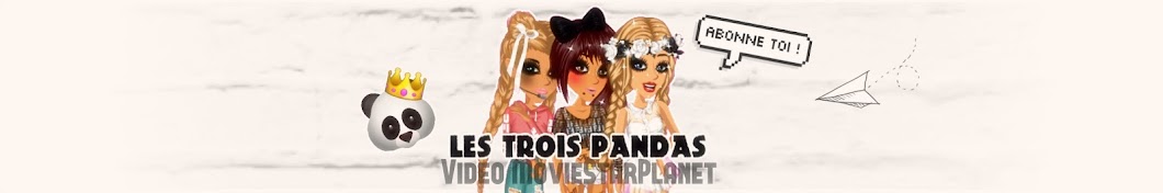 Les Trois Pandas YouTube channel avatar