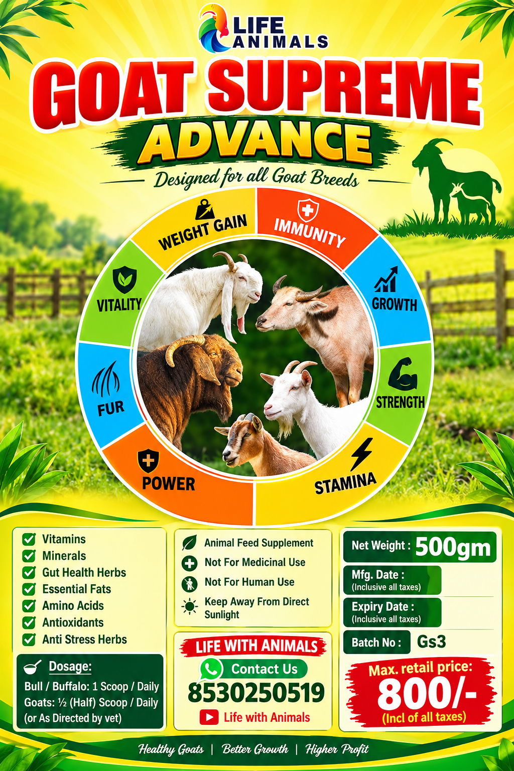 Goat Supreme New Number +91 8530250519 - YouTube