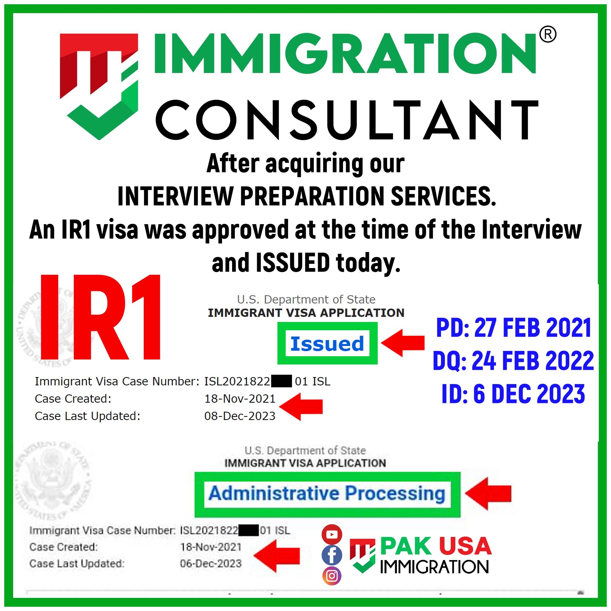 Post from Pak USA Immigration