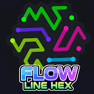 Flow Line Hex icon