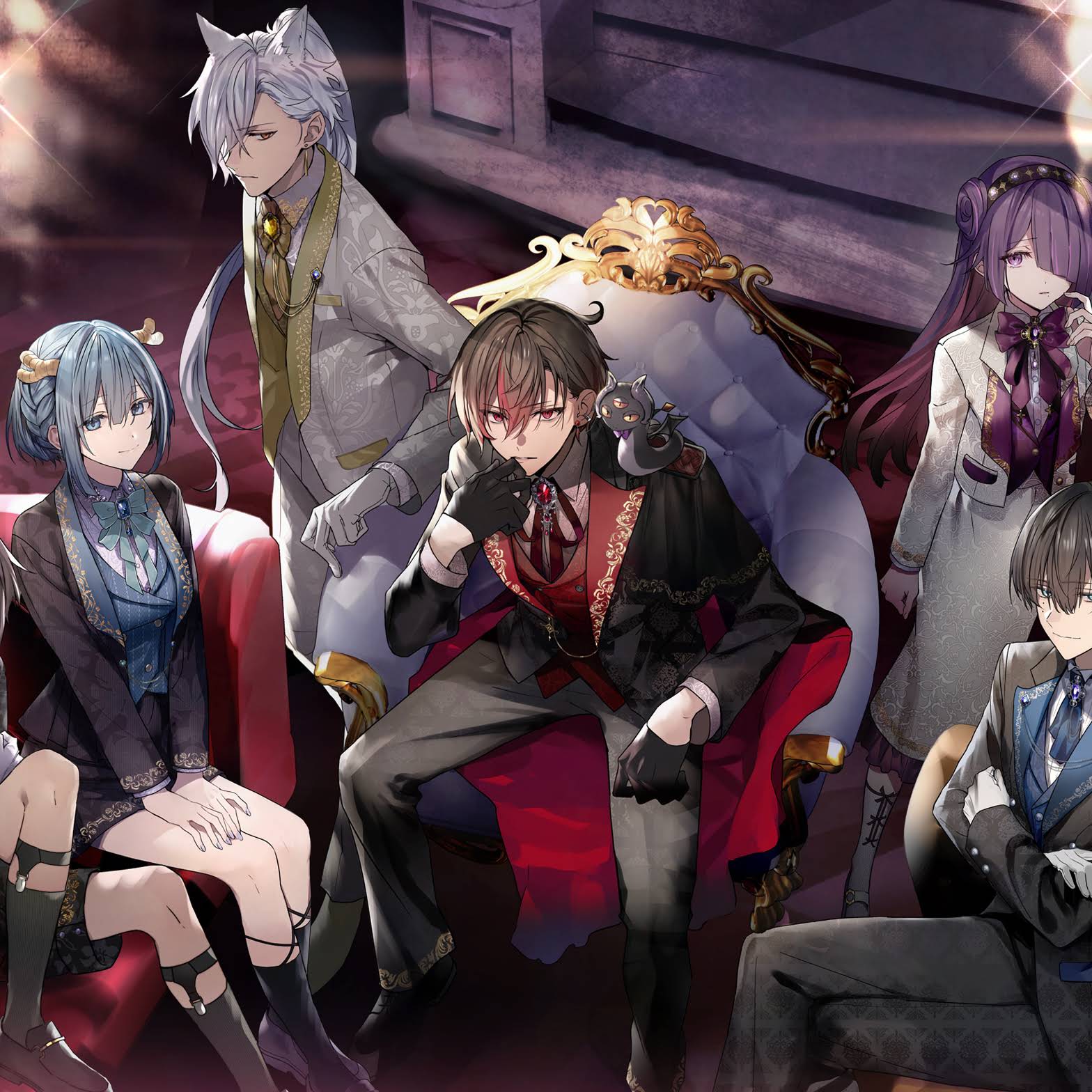 混血のカレコレ 6周年 ブロマイド 6枚セット ショートアニメ『混血の