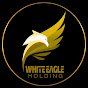 white eagle holding logo