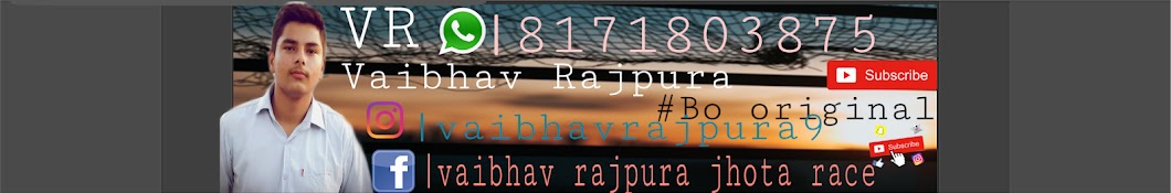 Vaibhav Rajpura YouTube kanalı avatarı