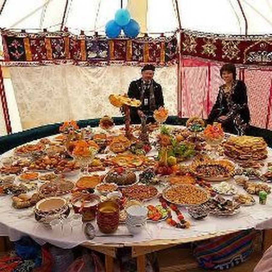 Дастархан в казахстане