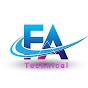 F. A technical logo
