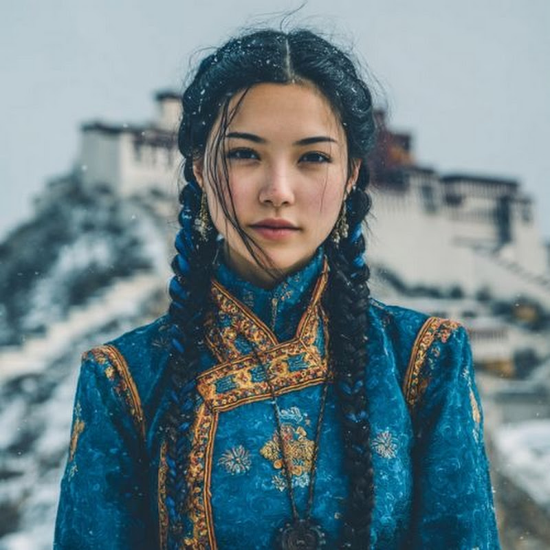 小女孩 Tibetan music Logo