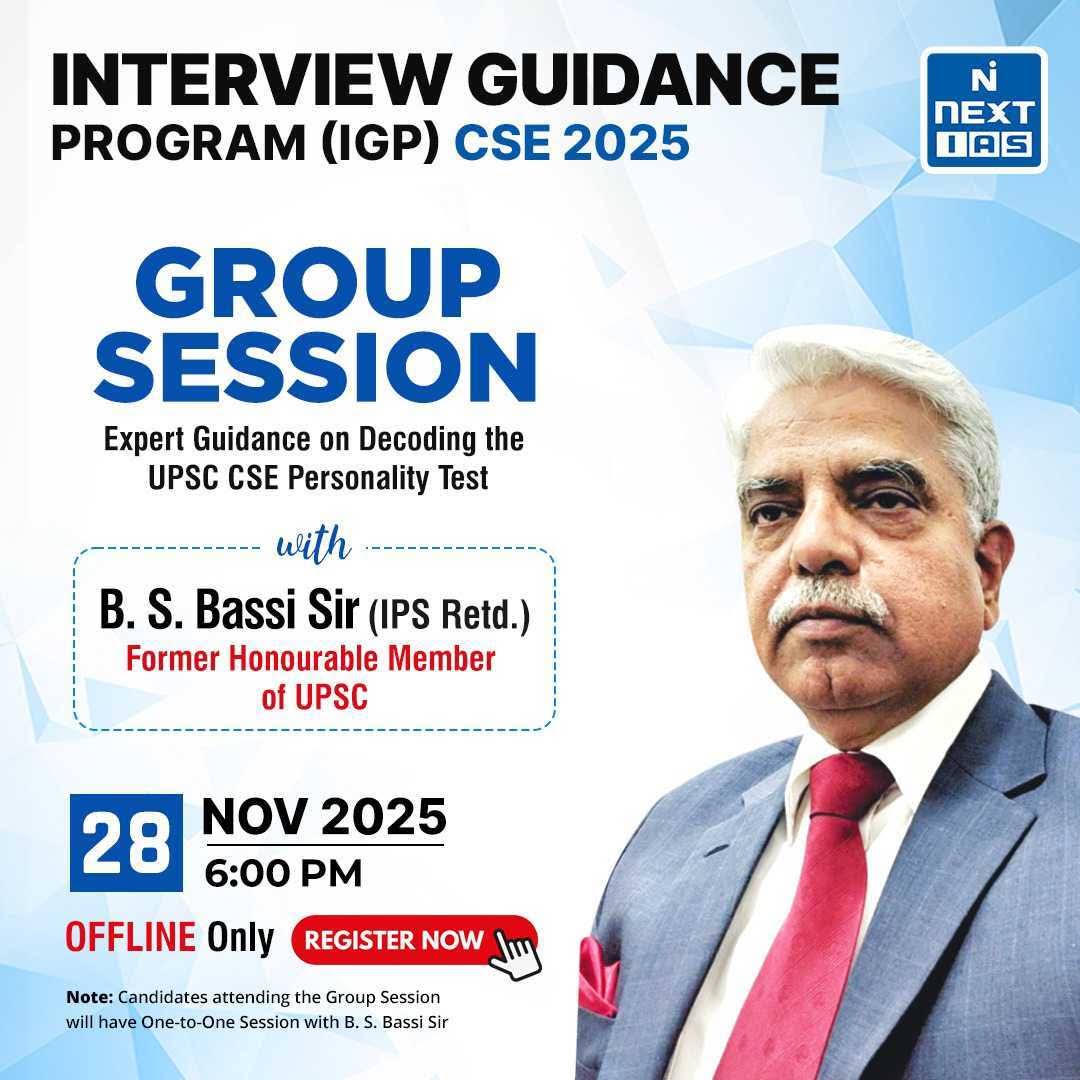 Post from NEXT IAS