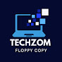 Techzom floppy copy logo