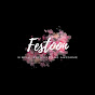 Festoon sewing art logo
