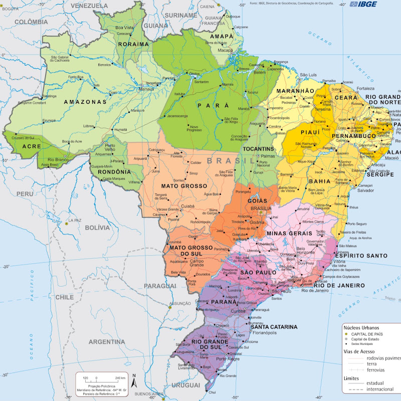 Citys of Brazil