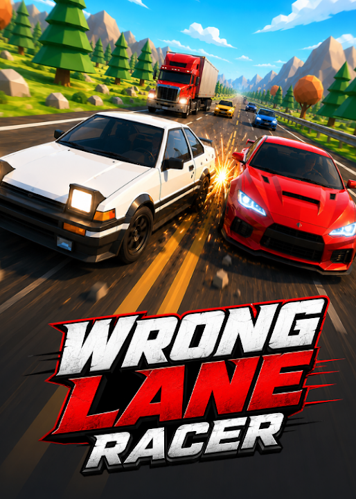Wrong Lane Racer by @uk4deegames — cover art