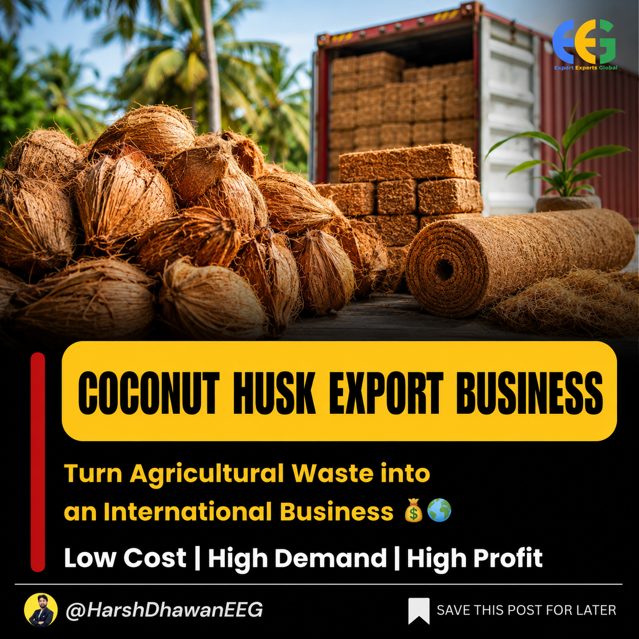 Post from Harsh Dhawan - Export Experts Global - YouTube