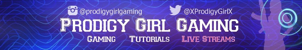 Prodigy Girl Gaming Avatar channel YouTube 