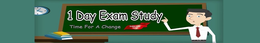 1 Day Exam Study Awatar kanału YouTube