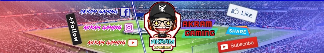 Akram Gaming رمز قناة اليوتيوب