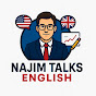 Najim talks English  logo