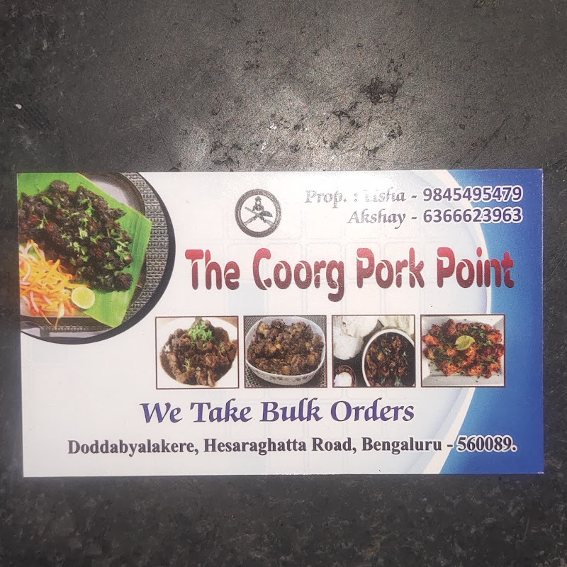 The Coorg Pork Point