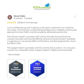 K21Academy YouTube channel