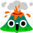 volcano-green-lava-orange