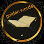 Golden words logo