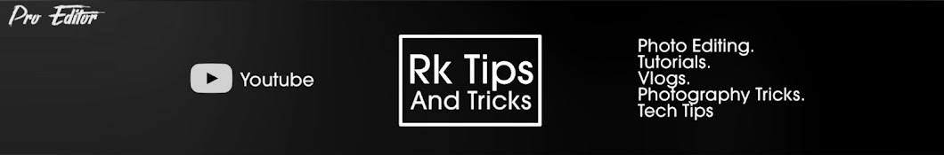 RK TIP'S AND TRICKS यूट्यूब चैनल अवतार