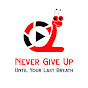 Never Give Up Until Your Last Breath logo