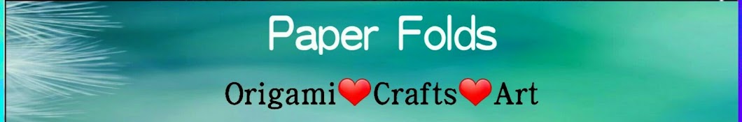 Paper Folds - Origami & Crafts ! YouTube kanalı avatarı