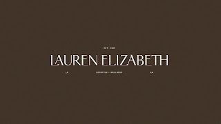 «Lauren Elizabeth» youtube banner